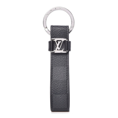 Louis Vuitton Damier Graphite LV Dragonne Key Holder 1 of 2
