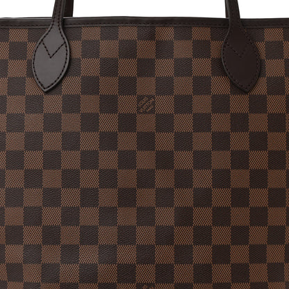 Louis Vuitton Damier Ebene Neo Neverfull MM Rose Ballerine 9 of 11