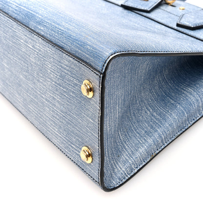 Louis Vuitton Epi City Steamer MM Blue Jean 9 of 9