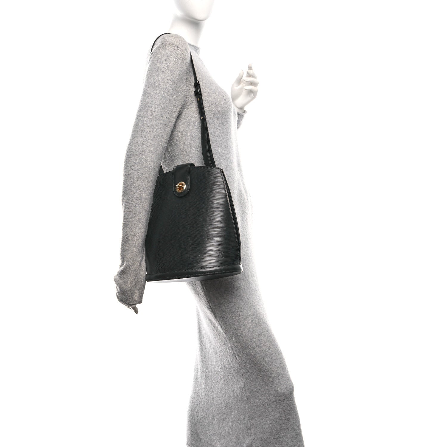 Louis Vuitton Epi Cluny Black 2 of 9