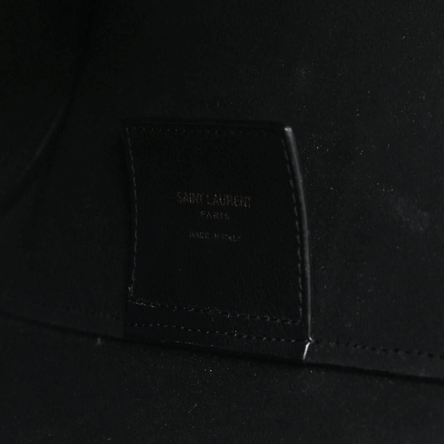 Calfskin Large Shopping Tote Black