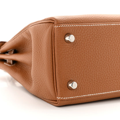 Hermes Togo Kelly Retourne 25 Gold 9 of 11