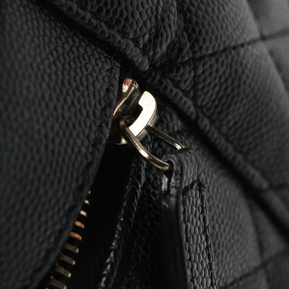 Chanel Caviar Quilted Large Vanity Pouch Black 11 of 12
