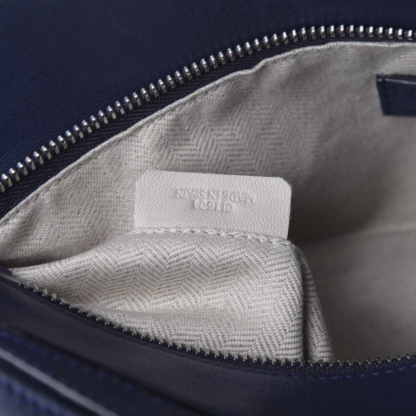 Calfskin Medium Puzzle Bag Marine