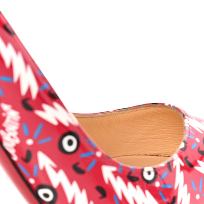 Christian Louboutin Patent Ginzana Pigalle Follies 100 Pumps 37 Loubi 10 of 11
