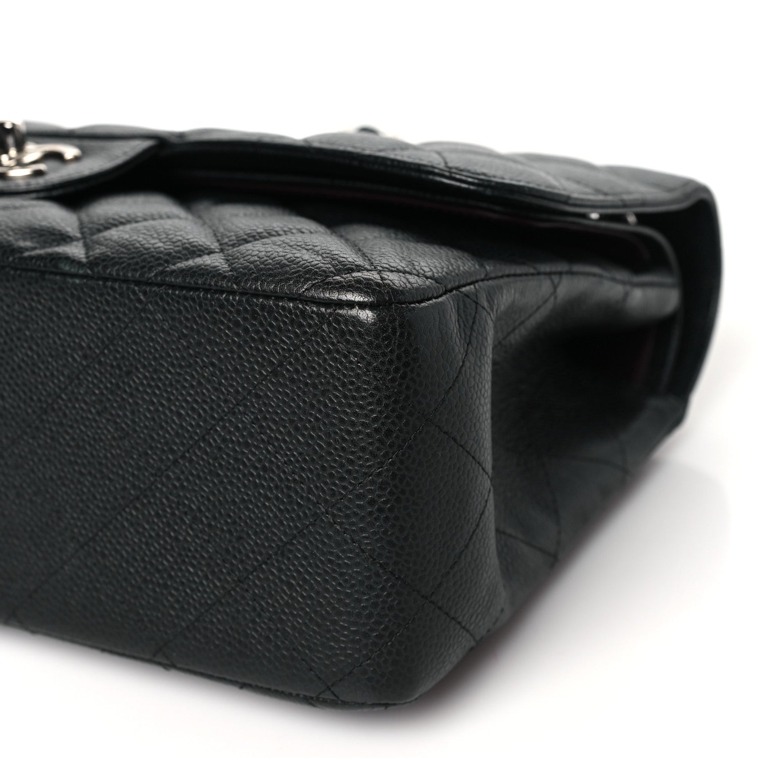 Chanel Caviar Quilted Jumbo Double Flap Black 10 of 10