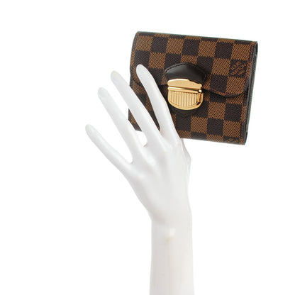 Louis Vuitton Damier Ebene Joey Wallet 2 of 7