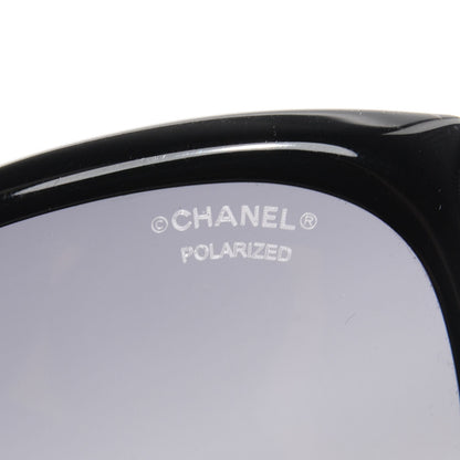 Chanel Crystal Baguette Polarized Cat Eye Sunglasses 5309-B-A 6 of 7