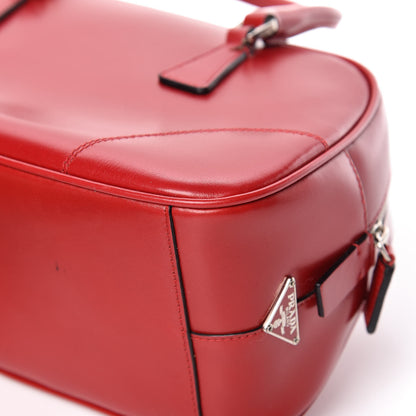Prada Vitello Lux Mini Bowling Bag Rosso 12 of 18