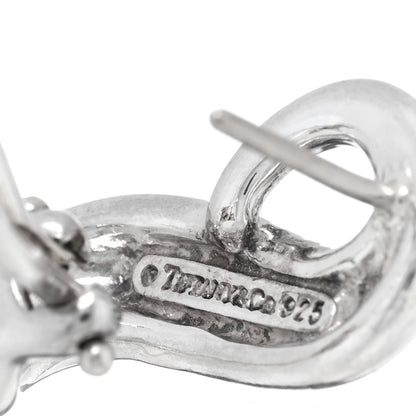 Tiffany Sterling Silver Figure 8 Earrings 4 of 4