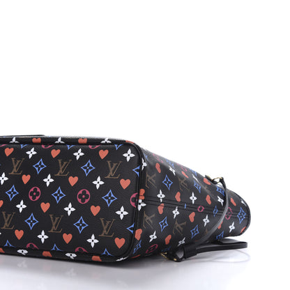 Louis Vuitton Game On Neverfull MM Black 9 of 12