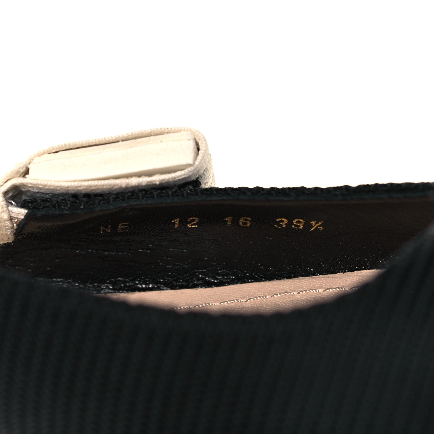 Christian Dior Technical Canvas Ribbon J'Adior Slingback Ballet Flats 39.5 Black 10 of 10