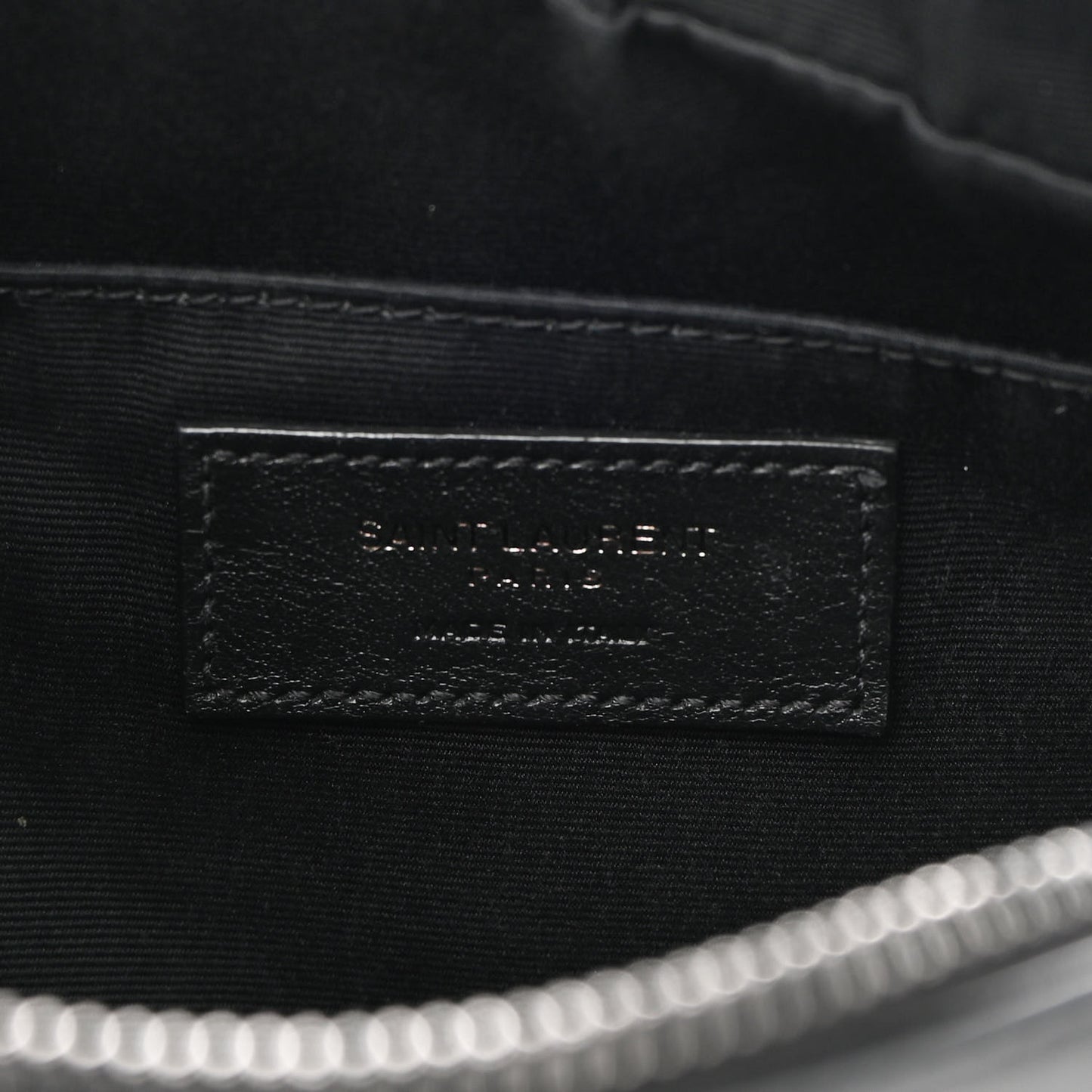 Calfskin Matelasse Monogram Monochrome Lou Camera Bag Black