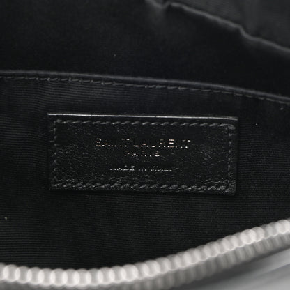 Saint Laurent Calfskin Matelasse Monogram Monochrome Lou Camera Bag Black 6 of 8