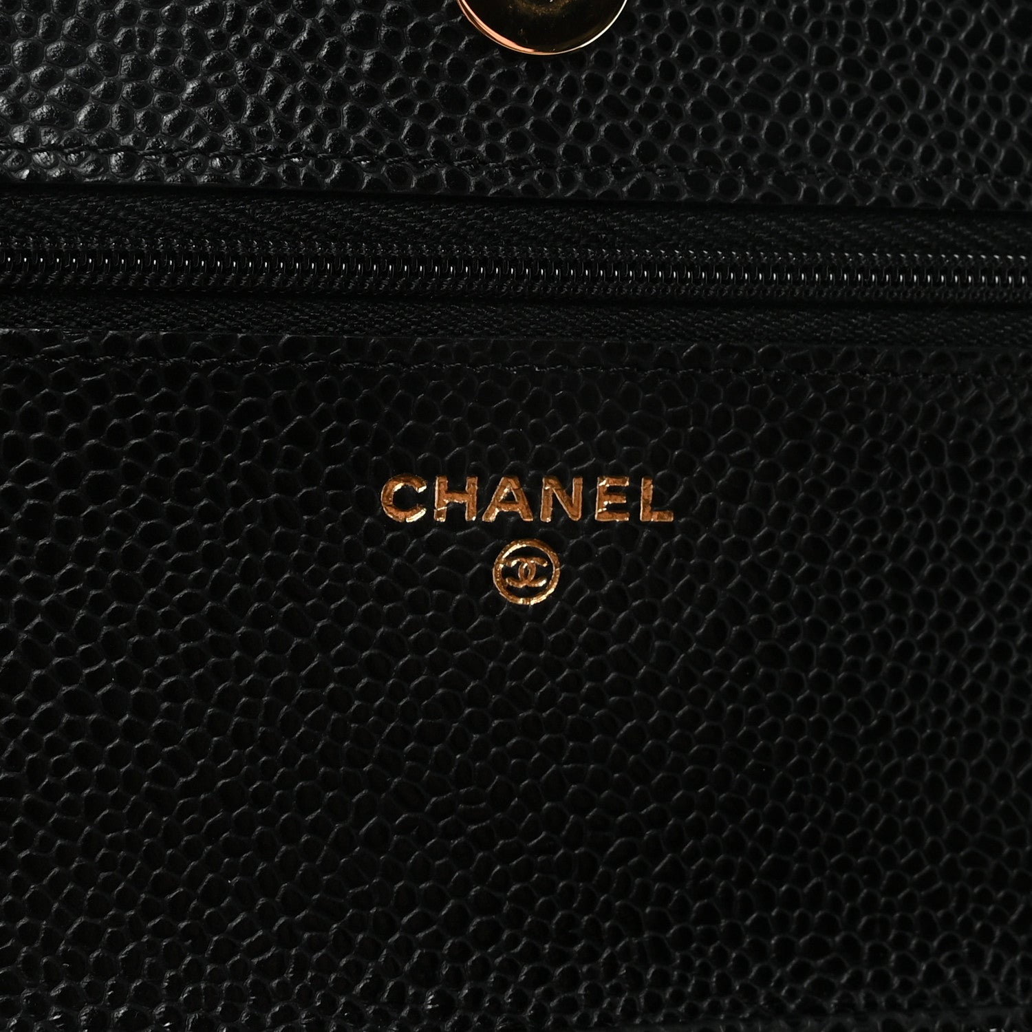 Chanel Caviar Quilted Wallet on Chain WOC Black 6 of 12