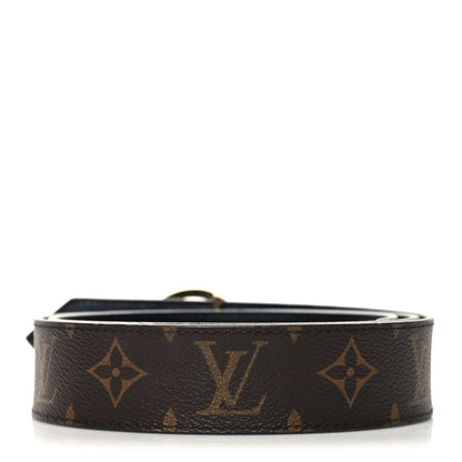 Louis Vuitton Monogram Calfskin 20mm LV Circle Reversible Belt 90 36 Black 2 of 5