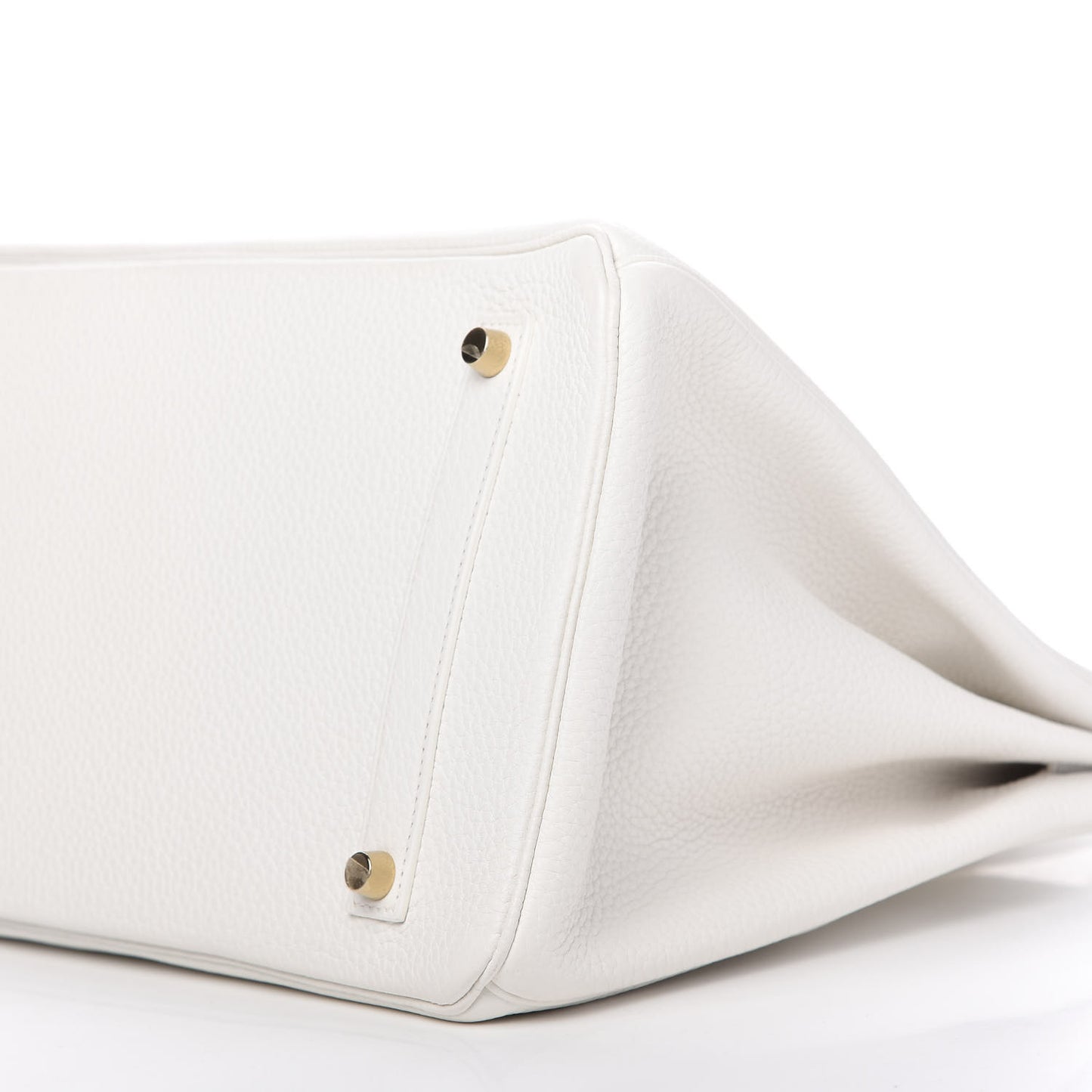 Taurillon Clemence Birkin 35 White
