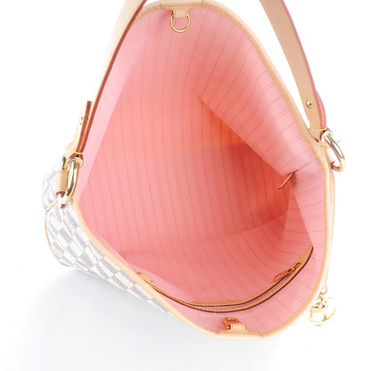 Louis Vuitton Damier Azur Delightful PM Rose Ballerine 5 of 8