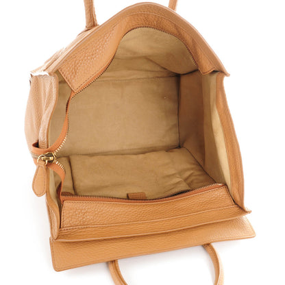 Celine Pebbled Calfskin Mini Luggage Camel 6 of 8