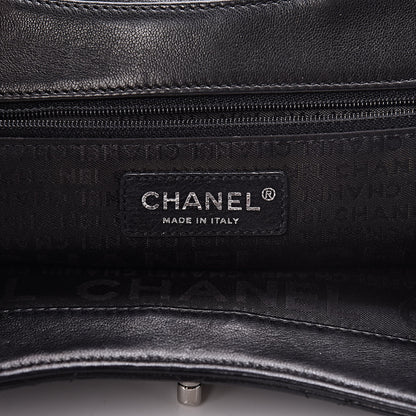 Chanel Lambskin Medium Single Accordion Flap Black 6 of 11