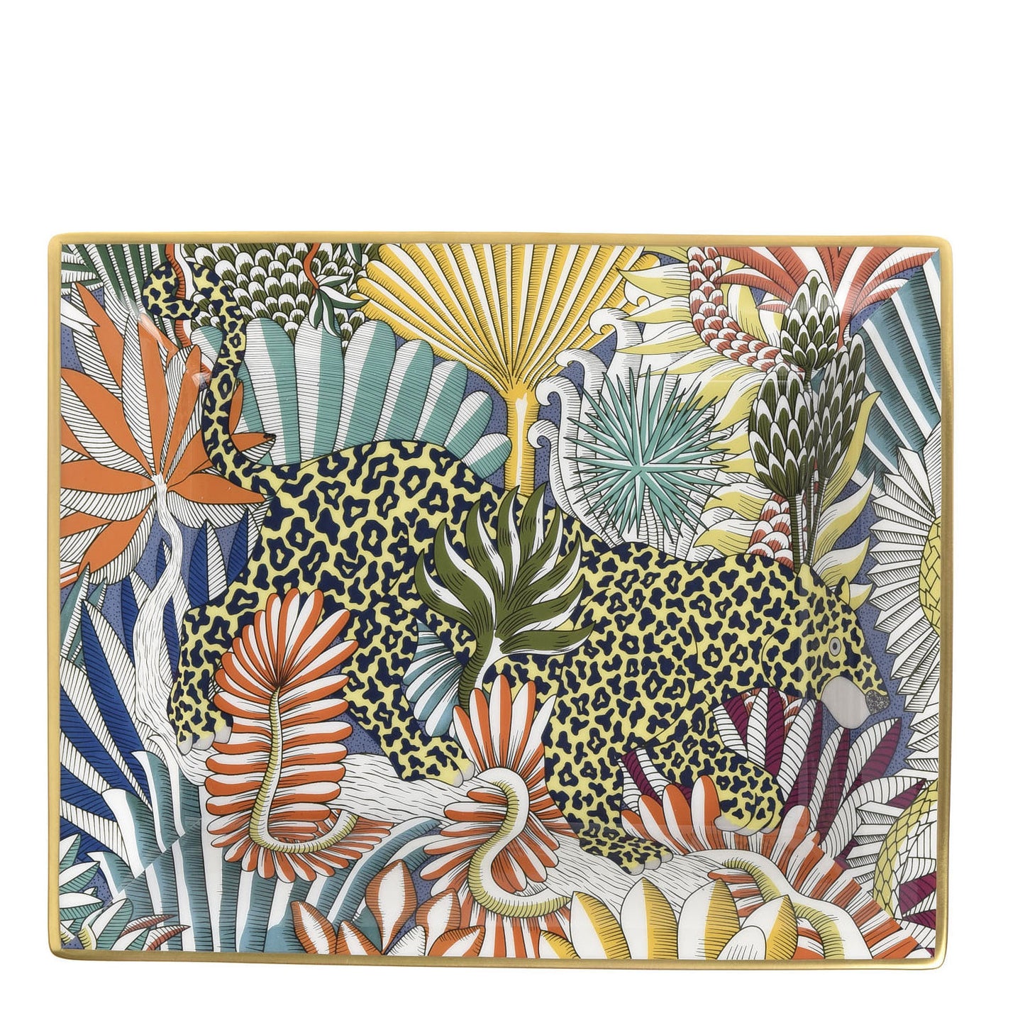 Porcelain Animaux Camoufles Change Tray
