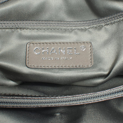 Chanel Lambskin Quilted Sharpei Flap Dark Silver 6 of 11