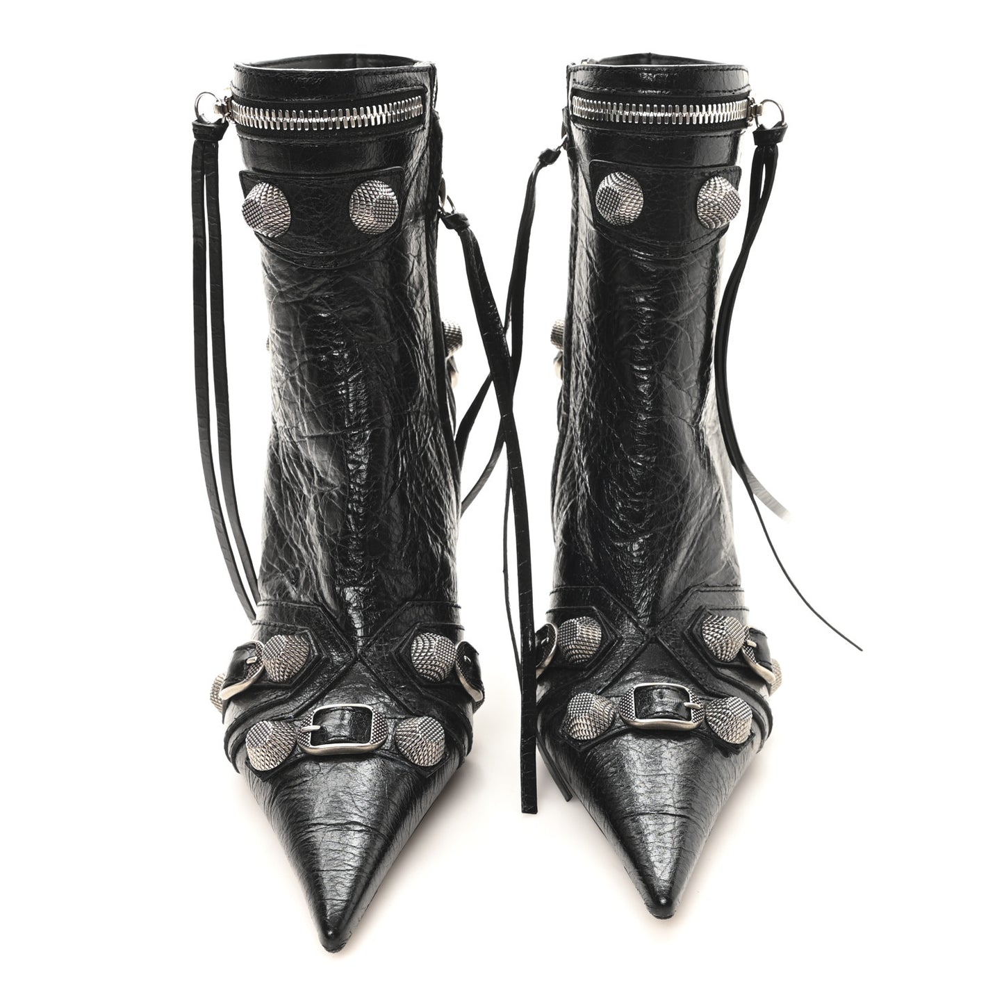 Agneau Arena Cagole 70mm Ankle Boots 35 Black