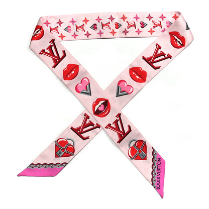 Louis Vuitton Silk Lucky Monogram BB Bandeau Rose Pop 1 of 3