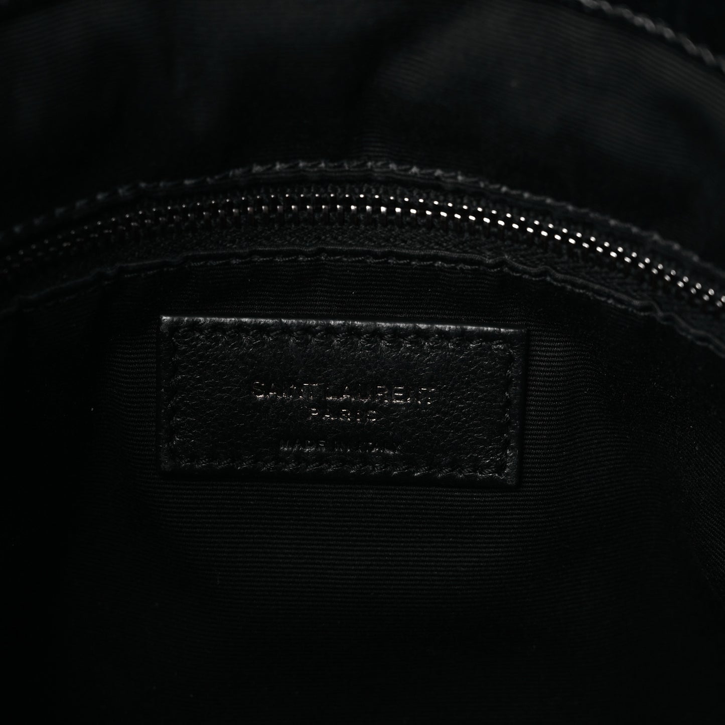 Crinkled Calfskin Matelasse Monogram Medium Niki Shopper Tote Black