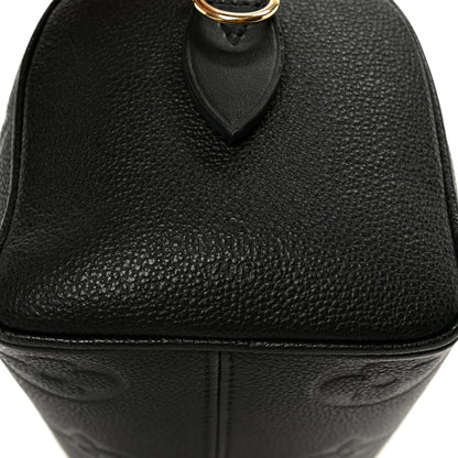Louis Vuitton Empreinte Monogram Giant Speedy Bandouliere 20 Black 9 of 12