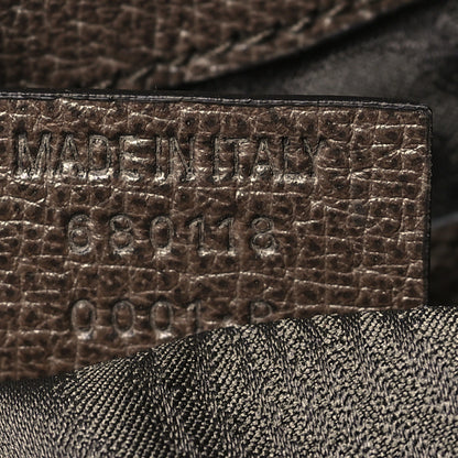 Gucci X BALENCIAGA BB Supreme Monogram Calfskin Web Small Jackie 1961 Hobo Beige Ebony New Acero 7 of 10