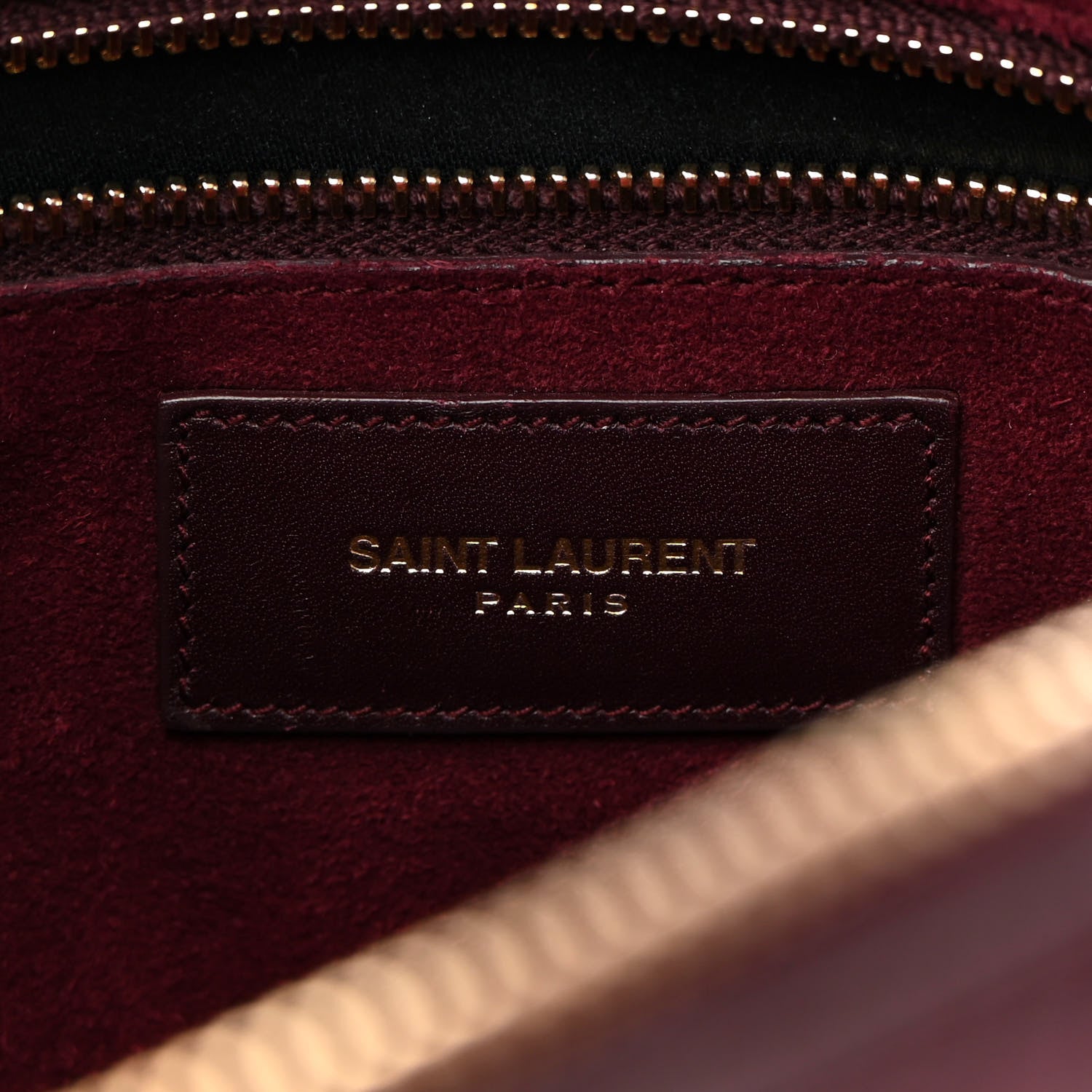Saint Laurent Calfskin Classic Duffle 6 Amarena 6 of 13