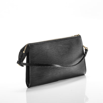 Louis Vuitton Epi Pochette Accessories 24 Black 3 of 9