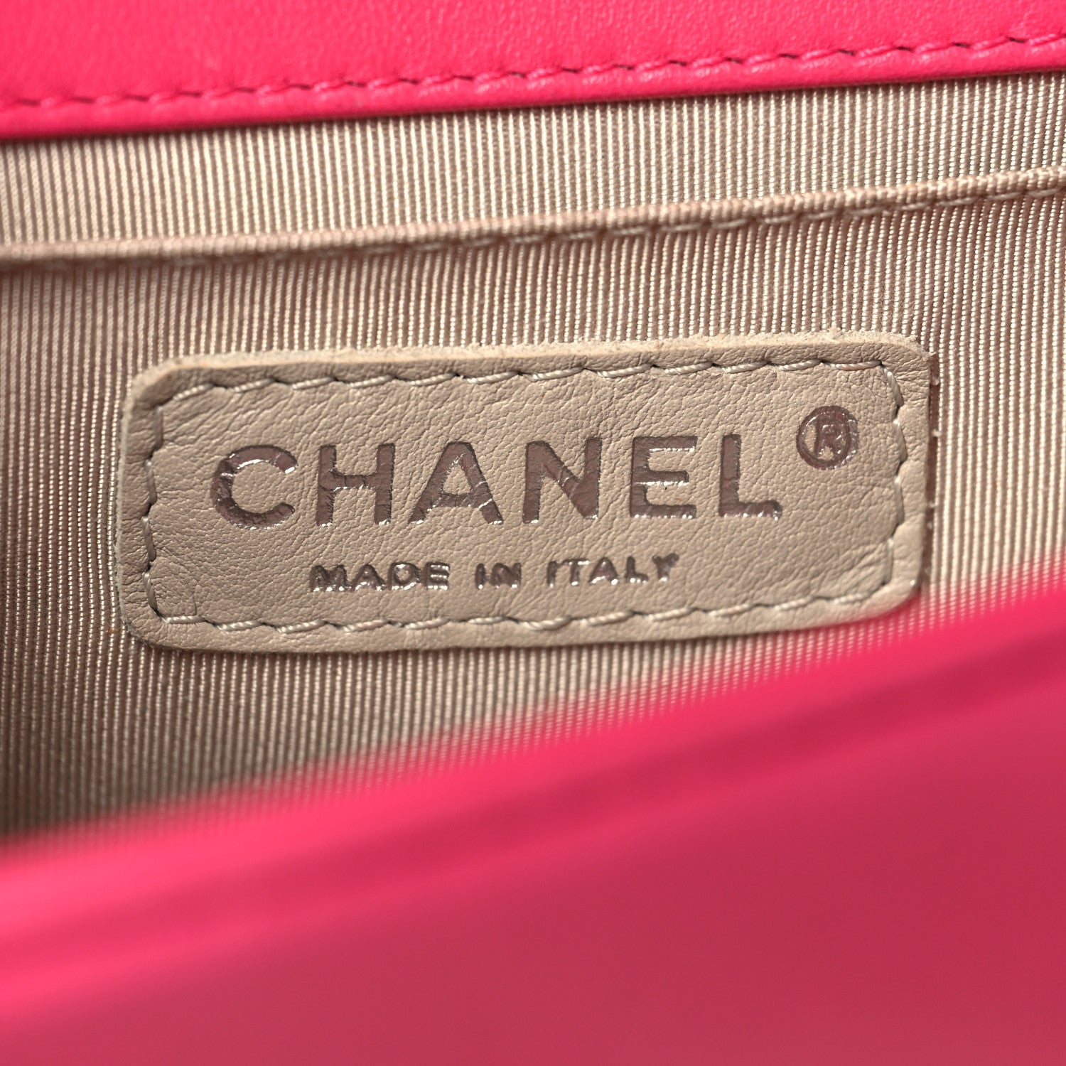 Chanel Lambskin Quilted Small Boy Flap Dark Pink 6 of 14