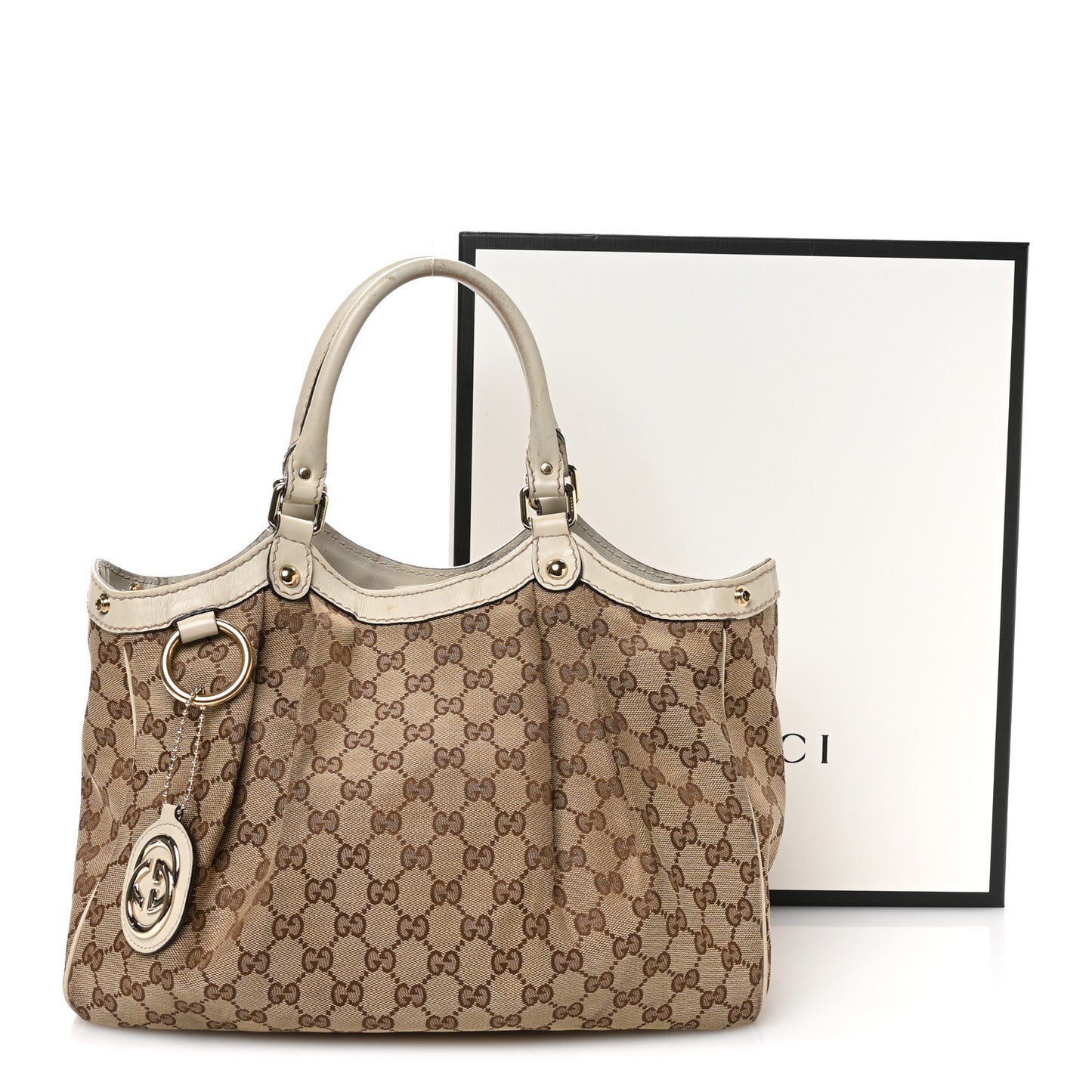 Monogram Medium Sukey Tote Off White