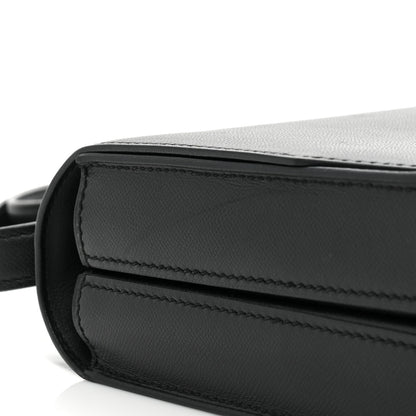 Hermes Grained Monsieur Mosaique Au 24-21 Black 11 of 13