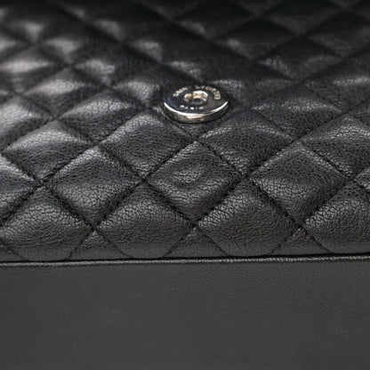Saint Laurent Sheepskin Tri-Quilt Monogram Medium College Bag Black 14 of 17