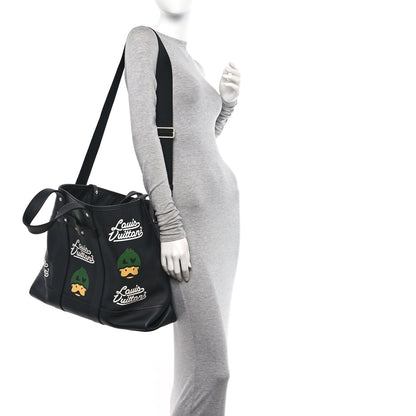 Louis Vuitton X NIGO Taurillon Duck Trolley Tote Black 2 of 9