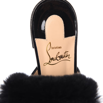 Christian Louboutin Pony Hair Boudiva Mules 36.5 Black 7 of 8