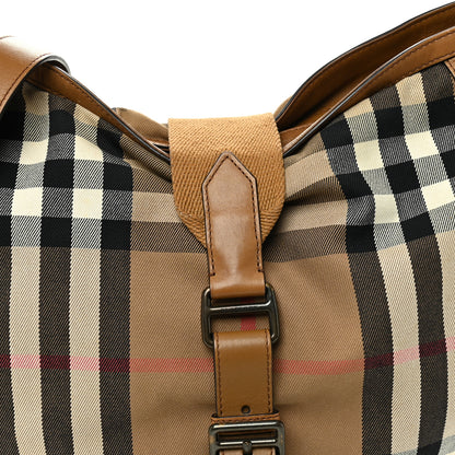 Burberry House Check Medium Ashwood Hobo 8 of 11