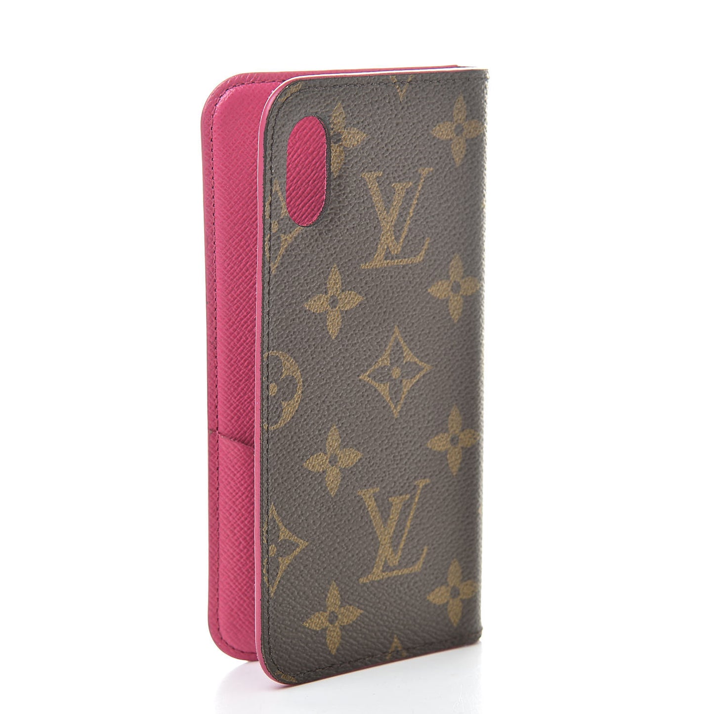 Monogram iPhone X Folio Case Rose Pop