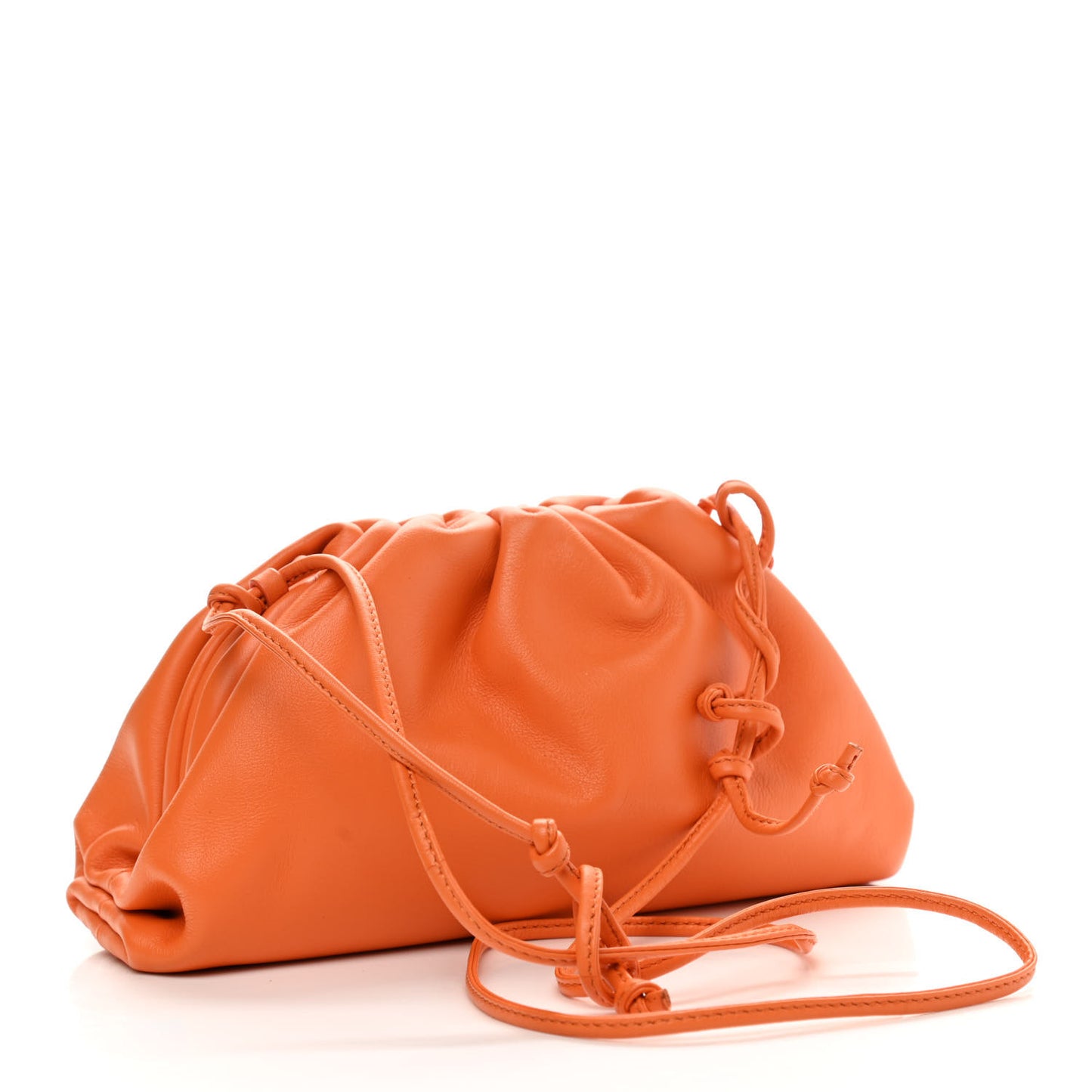 Butter Calfskin The Mini Pouch Light Orange