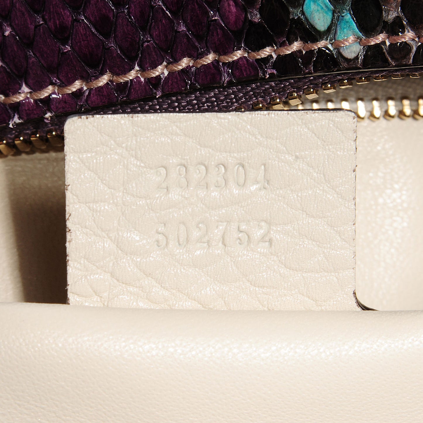 Python Large Soho Hobo Grape Multicolor