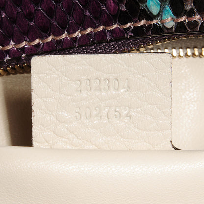 Gucci Python Large Soho Hobo Grape Multicolor 7 of 7