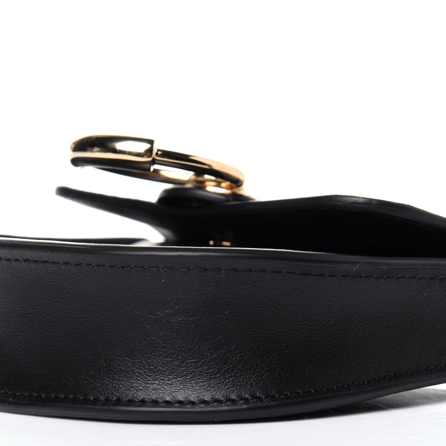 Shiny Calfskin Tess Mini Crossbody Bag Black