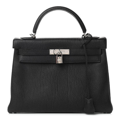 Hermes Togo Kelly Retourne 32 Black 1 of 9