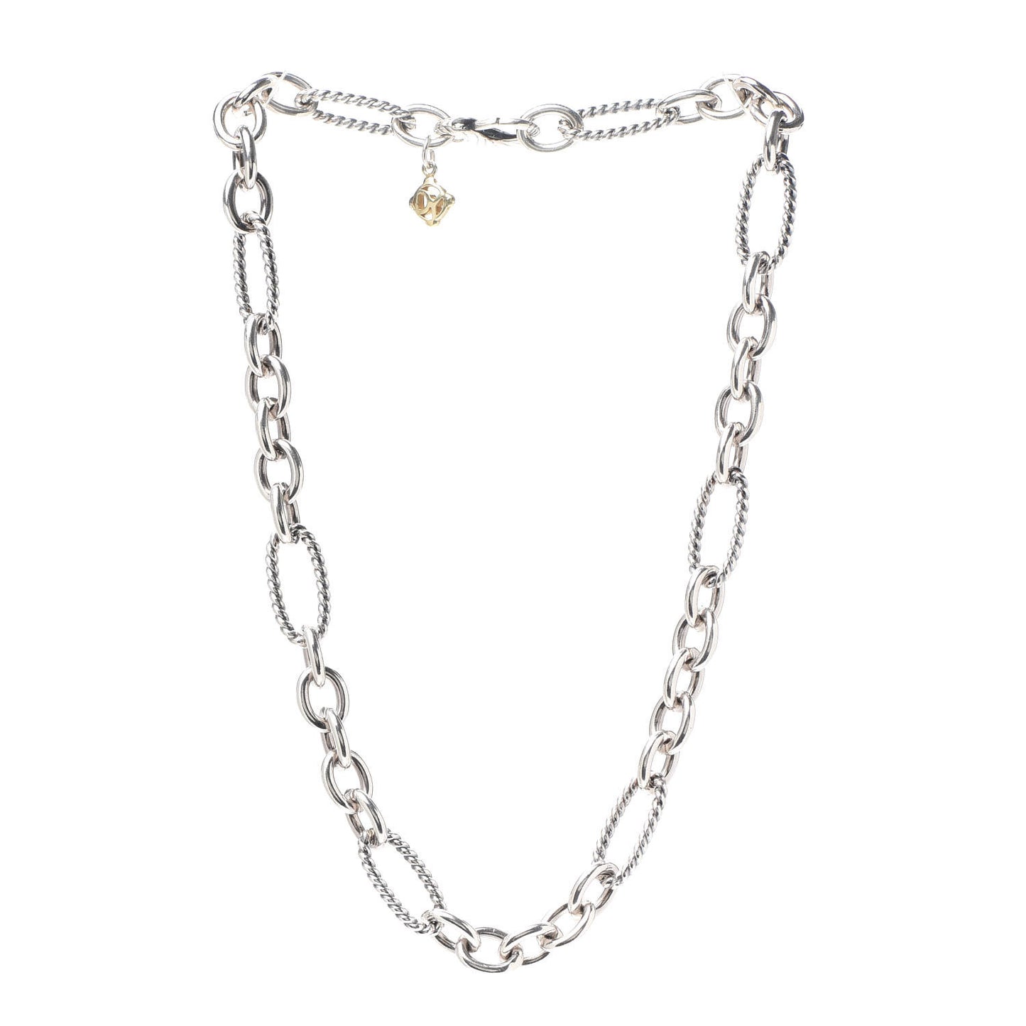 Sterling Silver Figaro Chain Necklace