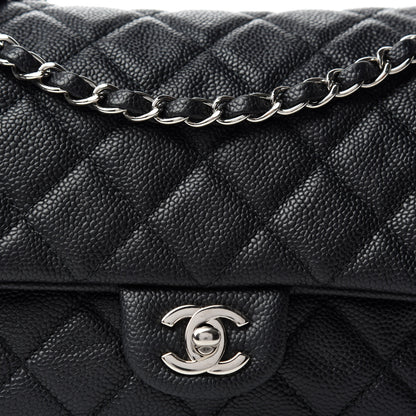 Chanel Caviar Quilted Medium Easy Flap Black 10 of 10