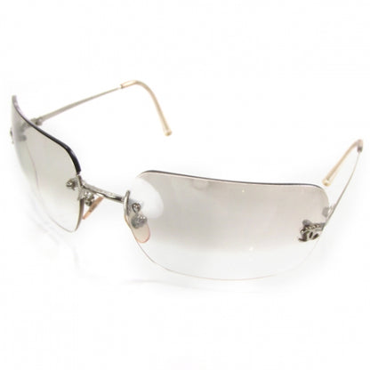 Chanel Metal CC Logo Sunglasses 4017-D Silver 1 of 8