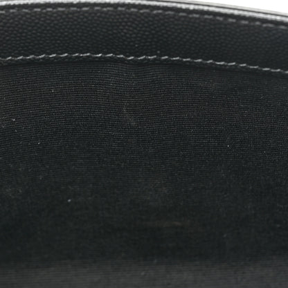 Saint Laurent Grain De Poudre Small Classic Monogram Kate Satchel Black 10 of 14